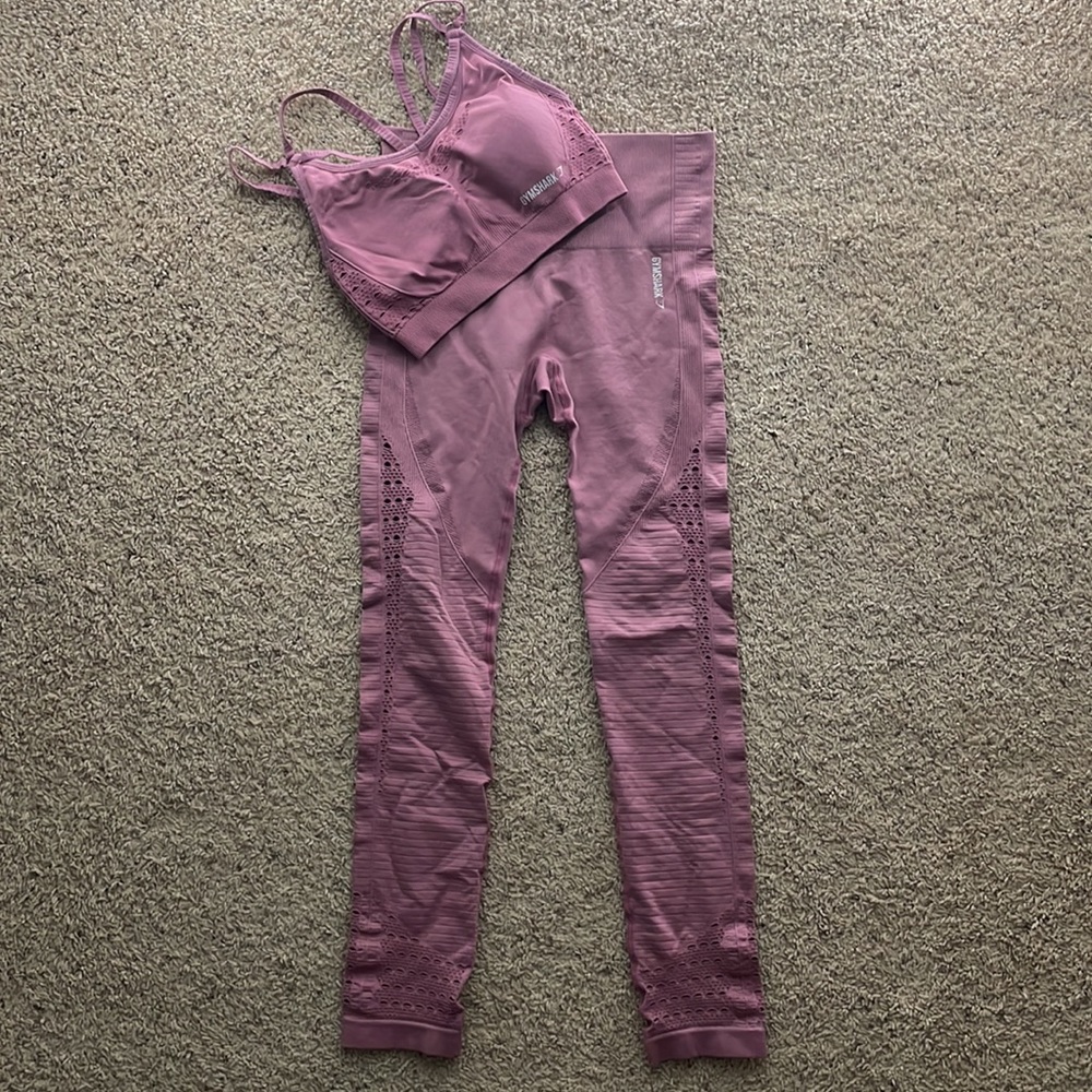 Gymshark energy+ seamless set